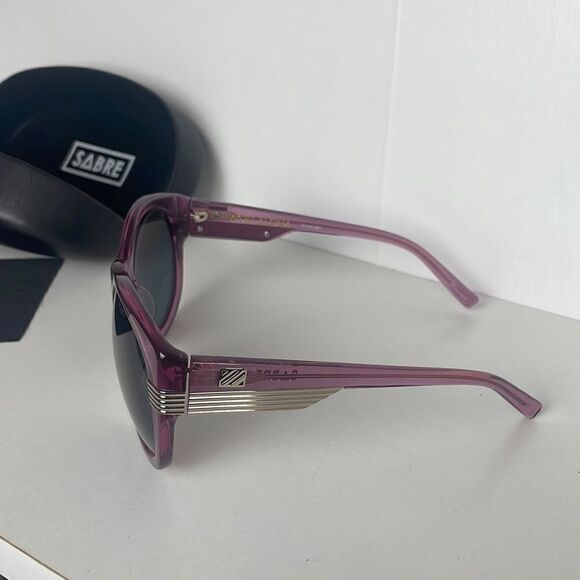 Sabre Acid Aloha Purple Plastic Frame Sunglasses SV46-661 - Picture 6 of 9